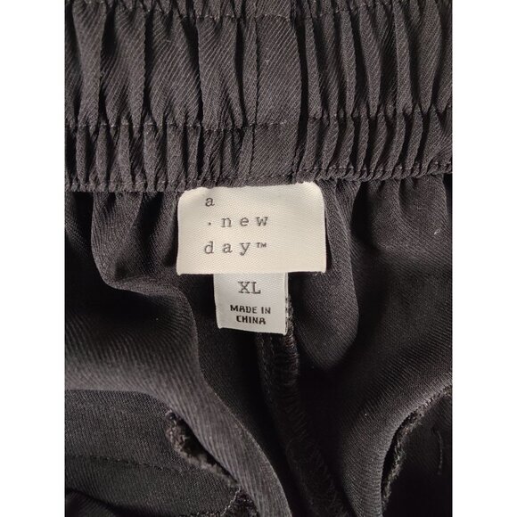 NEW A New Day Women's Black Wide Leg Pants Size XL - Picture 5 of 9